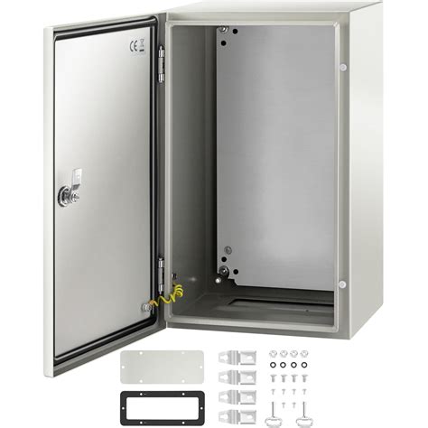 waterproof wall mount enclosure metal boxes|VEVOR Wall Mount Black Standard Lockable .